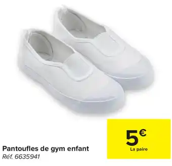 Pantoufles de gym enfant