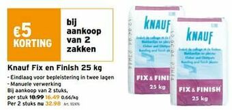 GAMMA Knauf fix en finish aanbieding