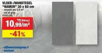 Hubo Vloer--wandtegel namur aanbieding