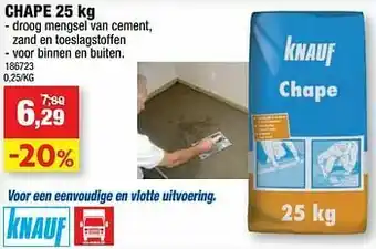 Hubo Chape aanbieding
