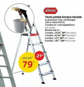 Brico Trapladder double decker aanbieding