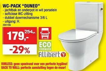Hubo Wc-pack duneo aanbieding