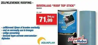 Zelfklevende roofing - bovenlaag roof top stick