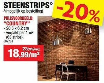 Hubo Steenstrips° country aanbieding