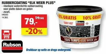 Hubo Rubbercoating elk weer plus aanbieding