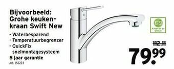 GAMMA Grohe keukenkraan swift new aanbieding