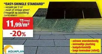 Hubo Easy-shingle standard aanbieding