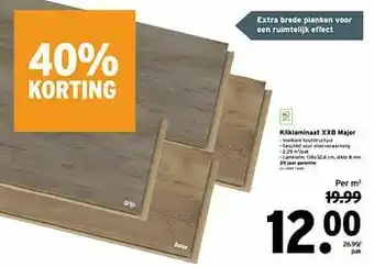 GAMMA Kliklaminaat xxb major aanbieding