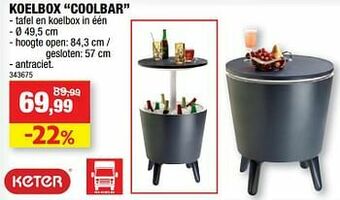 Hubo Koelbox coolbar aanbieding