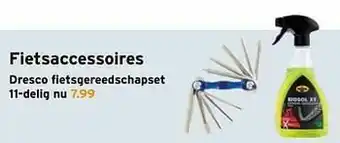 GAMMA Dresco fietsgereedschapset 11-delig aanbieding