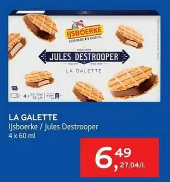 Alvo La galette ijsboerke - jules destrooper aanbieding