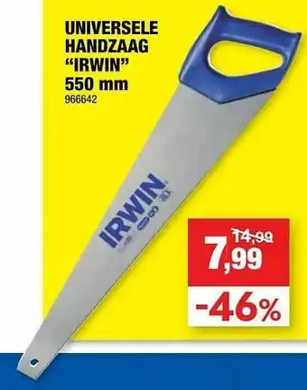 Universele handzaag irwin