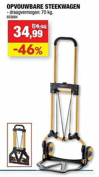 Hubo Opvouwbare steekwagen aanbieding