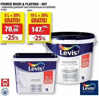 Hubo Primer muur + plafond - wit aanbieding