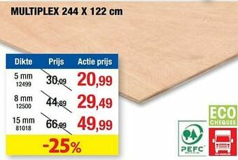 Hubo Multiplex aanbieding