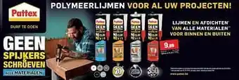 Hubo Geen spijkers + schroeven binnen + buiten aanbieding