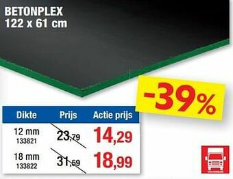 Hubo Betonplex aanbieding