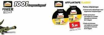 Hubo Afplaktape classic paint aanbieding