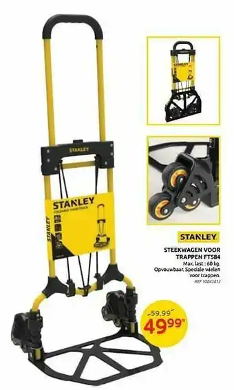 Brico Stanley steekwagen voor trappen ft584 aanbieding