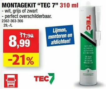 Hubo Montagekit tec 7 aanbieding