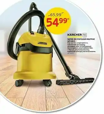Kärcher water- en stofzuiger multivac n-d wd 2