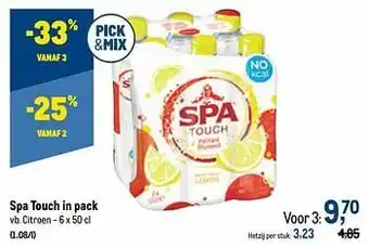 Makro Spa touch citroen aanbieding
