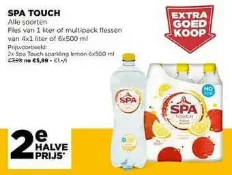 Jumbo Spa touch sparkling lemon aanbieding