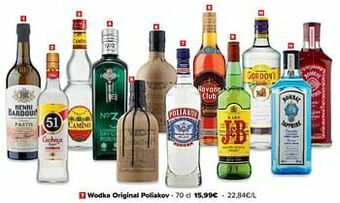 Carrefour Wodka original poliakov aanbieding