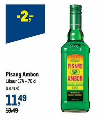 Makro Pisang ambon likeur aanbieding