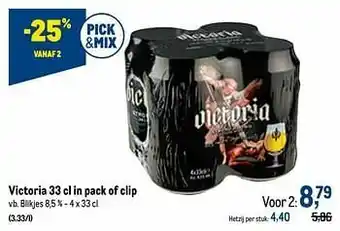 Makro Victoria blikjes aanbieding