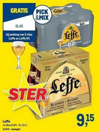 Makro Leffe blond aanbieding