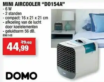 Hubo Domo elektro mini aircooler do154a aanbieding