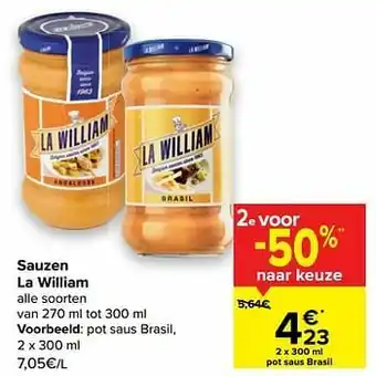 Carrefour Pot saus brasil aanbieding
