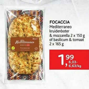 Alvo Focaccia mediterraneo aanbieding