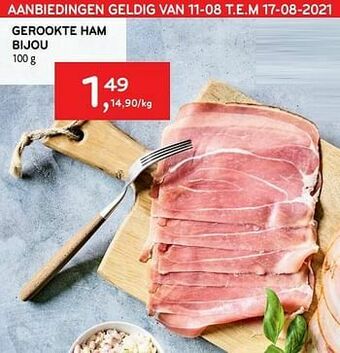 Alvo Gerookte ham bijou aanbieding