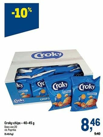 Makro Croky chips paprika aanbieding