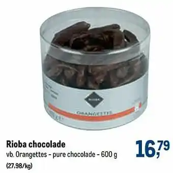 Makro Rioba chocolade orangettes - pure chocolade aanbieding
