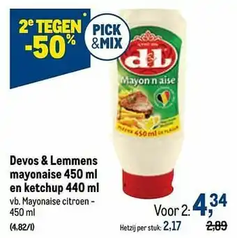 Devos + lemmens mayonaise citroen