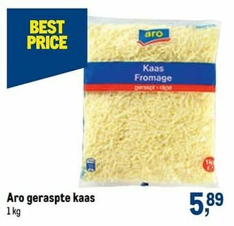 Makro Aro geraspte kaas aanbieding