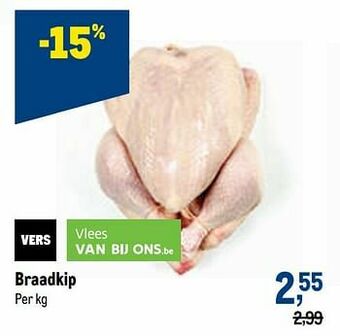 Makro Braadkip aanbieding
