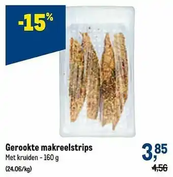 Gerookte makreelstrips