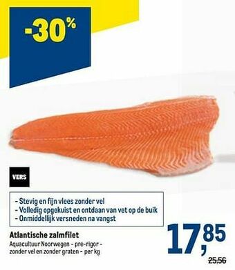 Makro Atlantische zalmfilet aanbieding