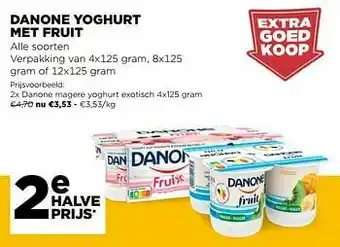 Jumbo Danone magere yoghurt exotisch aanbieding