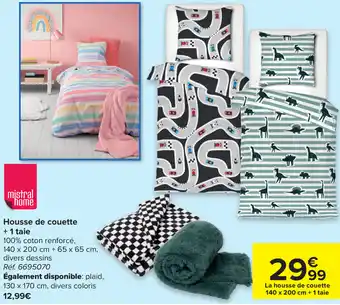 Carrefour mistral home House de couette + 1 taie aanbieding