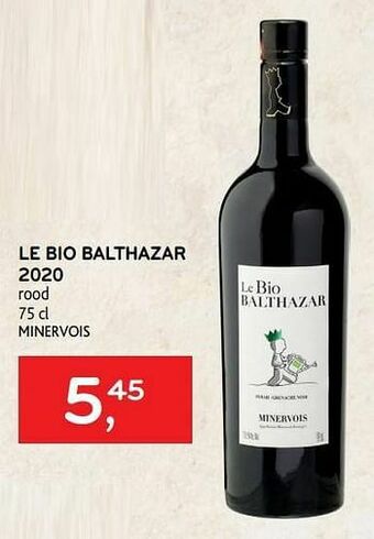 Alvo Le bio balthazar 2020 rood aanbieding
