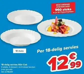18-delig servies nilo cok