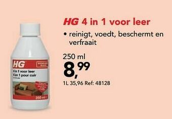 Hubo Hg 4 in 1 voor leer aanbieding