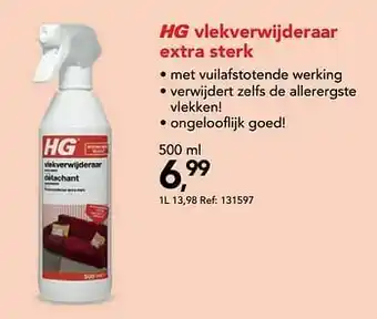 Hg vlekverwijderaar extra sterk