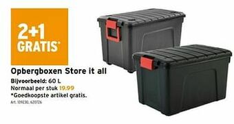 GAMMA Opbergboxen store it all aanbieding