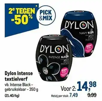 Dylon intense textielverf intense black - gebruiksklaar